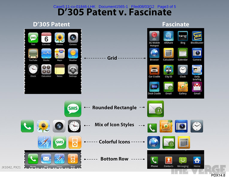 D305 patent at