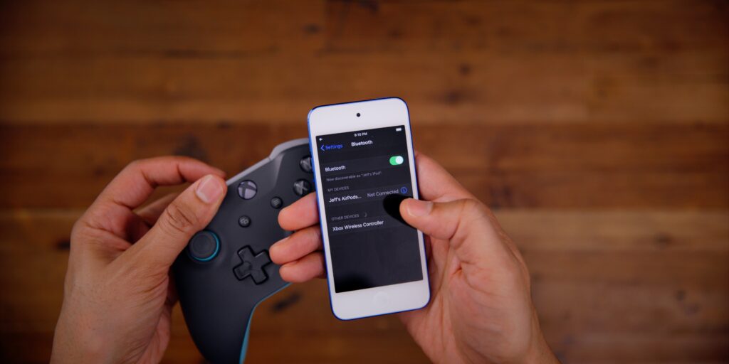 iPod touch The Rewind xbox controller