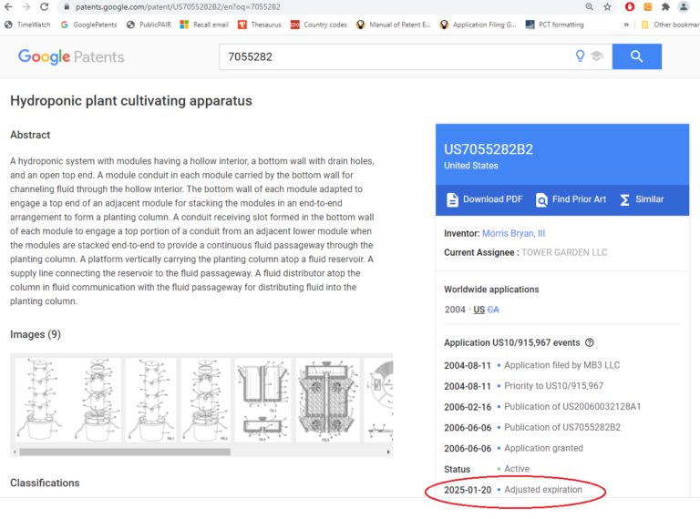 Does Google Patents Provide Information About Patent Extensions Or Term Adjustments?